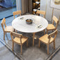 Table de salle à manger extensible en pierre frittée pour cuisine
