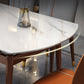 Table de salle à manger extensible en pierre frittée pour cuisine