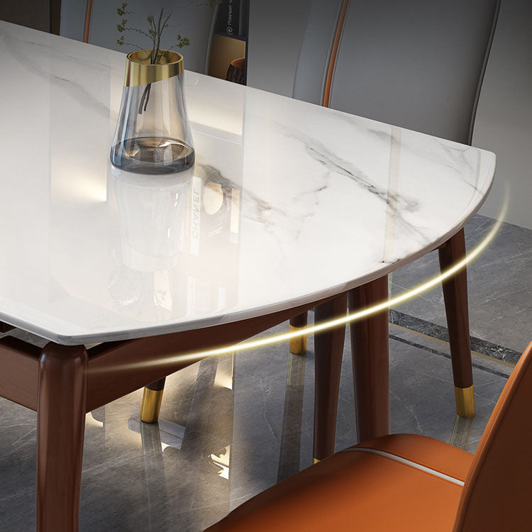 Table de salle à manger extensible en pierre frittée pour cuisine