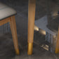 Table de salle à manger extensible en pierre frittée pour cuisine