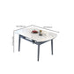 Table de salle à manger extensible en pierre frittée pour cuisine