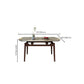 Table de salle à manger extensible en pierre frittée pour cuisine
