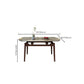 Table de salle à manger extensible en pierre frittée pour cuisine