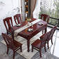 Traditional Oak Dining Table Extendable Dining Table for Kitchen Clearhalo 'Dining Tables & Seating' 'Dining Tables' 'dining_table' 'furn' 'furn_dining_table' 'Furniture' 'Kitchen & Dining Furniture' 7073333