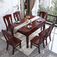 Traditional Oak Dining Table Extendable Dining Table for Kitchen Clearhalo 'Dining Tables & Seating' 'Dining Tables' 'dining_table' 'furn' 'furn_dining_table' 'Furniture' 'Kitchen & Dining Furniture' 7073340