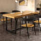 Dining Room Solid Wood Dining Table Rectangle Industrial Dinner Table Clearhalo 'Dining Tables & Seating' 'Dining Tables' 'dining_table' 'furn' 'furn_dining_table' 'Furniture' 'Kitchen & Dining Furniture' 7073373