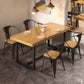 Dining Room Solid Wood Dining Table Rectangle Industrial Dinner Table Clearhalo 'Dining Tables & Seating' 'Dining Tables' 'dining_table' 'furn' 'furn_dining_table' 'Furniture' 'Kitchen & Dining Furniture' 7073378