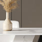 Eenvoud Stijl Dinette Tafel Rechthoek Stenen Eettafel voor Keuken