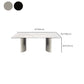 Simple Style Dinette Table Rectangle Stone Dinner Table for Kitchen Clearhalo 'Dining Tables & Seating' 'Dining Tables' 'dining_table' 'furn' 'furn_dining_table' 'Furniture' 'Kitchen & Dining Furniture' 7073427