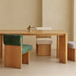Solid Wood Dining Table Rectangle 4 Legs Dinner Table for Home Use Clearhalo 'Dining Tables & Seating' 'Dining Tables' 'dining_table' 'furn' 'furn_dining_table' 'Furniture' 'Kitchen & Dining Furniture' 7073462