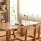 Contemporary Kitchen Dinner Table  Rectangle Solid Wood Dining Table