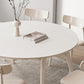 Contemporary Dining Room Dinner Table Stone 4 Legs Dining Table
