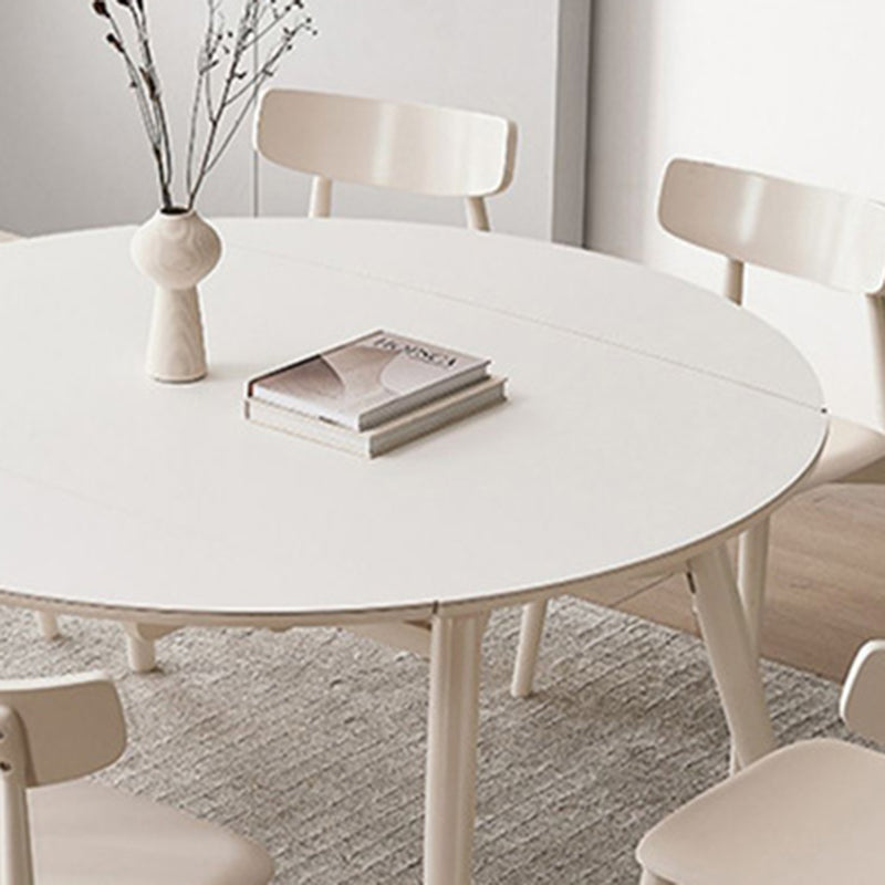 Contemporary Dining Room Dinner Table Stone 4 Legs Dining Table