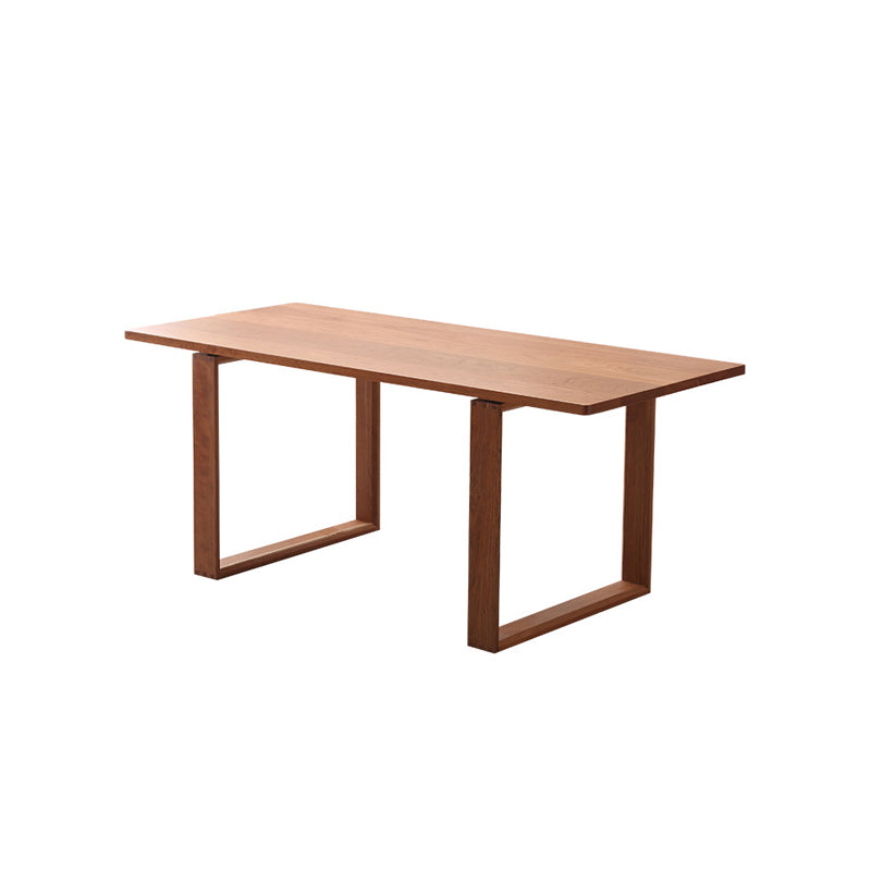 Mesa de comedor de cocina contemporánea Mesa de comedor rectangular de madera maciza