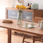 Mesa de comedor de cocina contemporánea Mesa de comedor rectangular de madera maciza