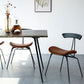 Industriële eettafel Rechthoekige houten eettafel voor eetkamer