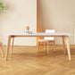 Sintered Stone Dining Table Wooden Base Dinner Table for Dining Room Clearhalo 'Dining Tables & Seating' 'Dining Tables' 'dining_table' 'furn' 'furn_dining_table' 'Furniture' 'Kitchen & Dining Furniture' 7073540