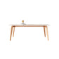 Sintered Stone Dining Table Wooden Base Dinner Table for Dining Room Clearhalo 'Dining Tables & Seating' 'Dining Tables' 'dining_table' 'furn' 'furn_dining_table' 'Furniture' 'Kitchen & Dining Furniture' 7073545