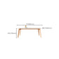 Sintered Stone Dining Table Wooden Base Dinner Table for Dining Room Clearhalo 'Dining Tables & Seating' 'Dining Tables' 'dining_table' 'furn' 'furn_dining_table' 'Furniture' 'Kitchen & Dining Furniture' 7073553