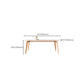 Sintered Stone Dining Table Wooden Base Dinner Table for Dining Room Clearhalo 'Dining Tables & Seating' 'Dining Tables' 'dining_table' 'furn' 'furn_dining_table' 'Furniture' 'Kitchen & Dining Furniture' 7073555