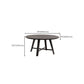 Mesa de comedor moderna mesa redonda de madera para comedor