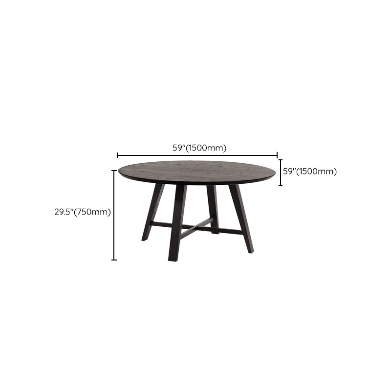 Mesa de comedor moderna mesa redonda de madera para comedor