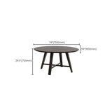 Mesa de comedor moderna mesa redonda de madera para comedor