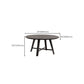Mesa de comedor moderna mesa redonda de madera para comedor