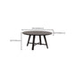 Mesa de comedor moderna mesa redonda de madera para comedor