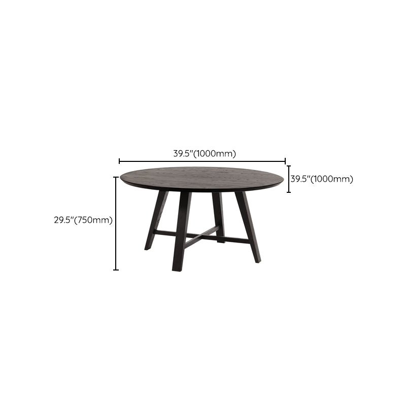 Mesa de comedor moderna mesa redonda de madera para comedor