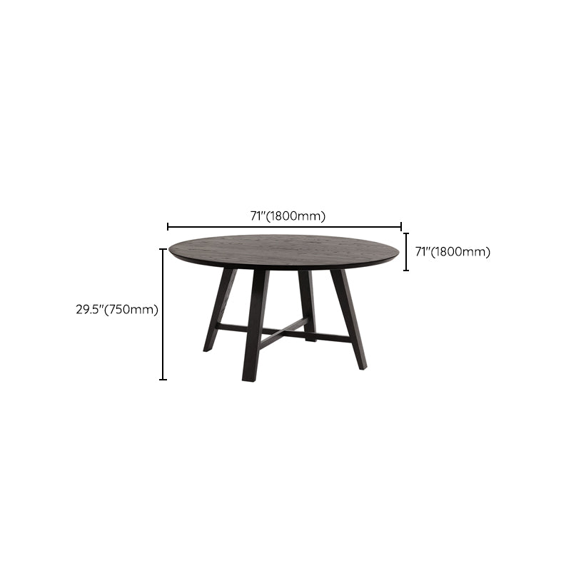 Mesa de comedor moderna mesa redonda de madera para comedor