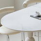 Contemporary Kitchen Dinner Table Double Pedestal Dining Table