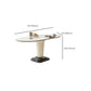 Contemporary Kitchen Dinner Table Oval Pedestal Dining Table Clearhalo 'Dining Tables & Seating' 'Dining Tables' 'dining_table' 'furn' 'furn_dining_table' 'Furniture' 'Kitchen & Dining Furniture' 7073622
