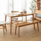 Modern Rectangle Dining Table Solid Wood Dinner Table for Dining Room