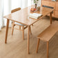 Modern Rectangle Dining Table Solid Wood Dinner Table for Dining Room