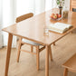 Modern Rectangle Dining Table Solid Wood Dinner Table for Dining Room