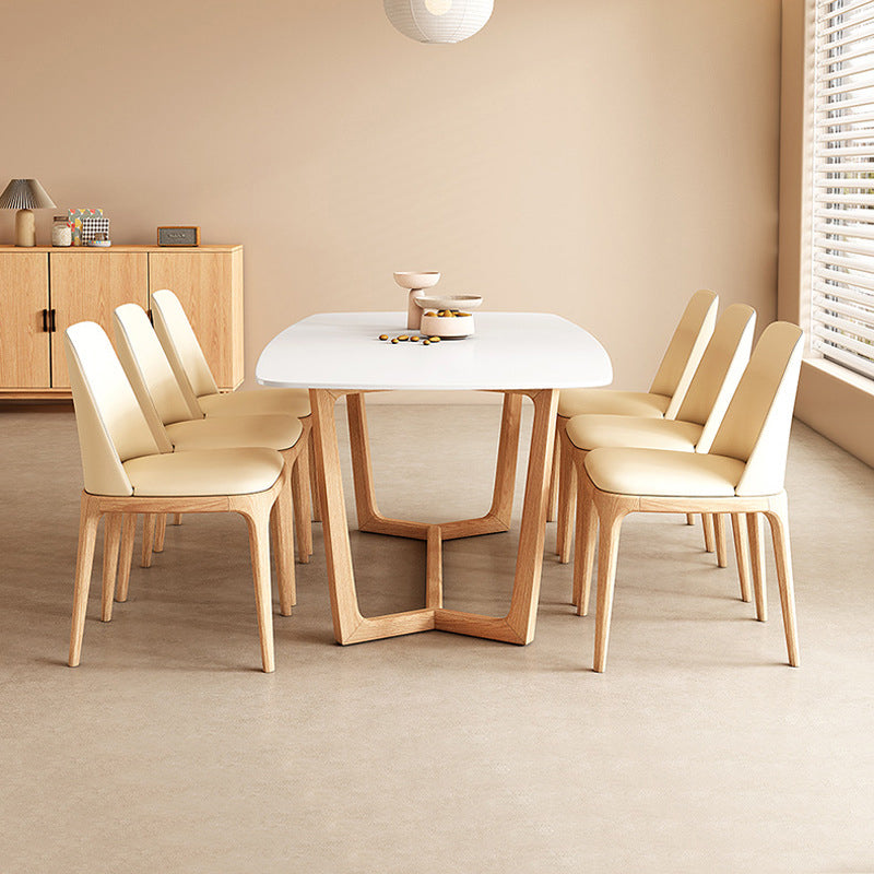 Tavolo da pranzo Simplicity Kitchen Tavolo da pranzo rettangolare a 4 gambe