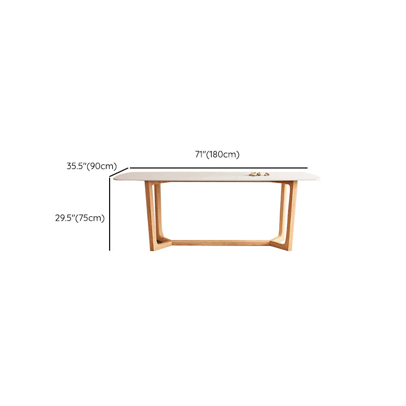 Tavolo da pranzo Simplicity Kitchen Tavolo da pranzo rettangolare a 4 gambe