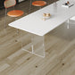 Kitchen Contemporary Dinner Table Stone Rectangle Dining Table Clearhalo 'Dining Tables & Seating' 'Dining Tables' 'dining_table' 'furn' 'furn_dining_table' 'Furniture' 'Kitchen & Dining Furniture' 7073694