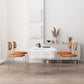 Contemporary Kitchen Dinner Table Stone Rectangle Dining Table Clearhalo 'Dining Tables & Seating' 'Dining Tables' 'dining_table' 'furn' 'furn_dining_table' 'Furniture' 'Kitchen & Dining Furniture' 7073750
