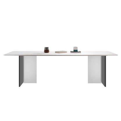 Contemporary Kitchen Dinner Table Stone Rectangle Dining Table Without Chairs Clearhalo 'Dining Tables & Seating' 'Dining Tables' 'dining_table' 'furn' 'furn_dining_table' 'Furniture' 'Kitchen & Dining Furniture' 7073753