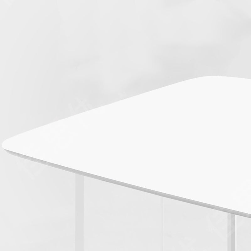 Contemporary Kitchen Dinner Table Stone Rectangle Dining Table Clearhalo 'Dining Tables & Seating' 'Dining Tables' 'dining_table' 'furn' 'furn_dining_table' 'Furniture' 'Kitchen & Dining Furniture' 7073754