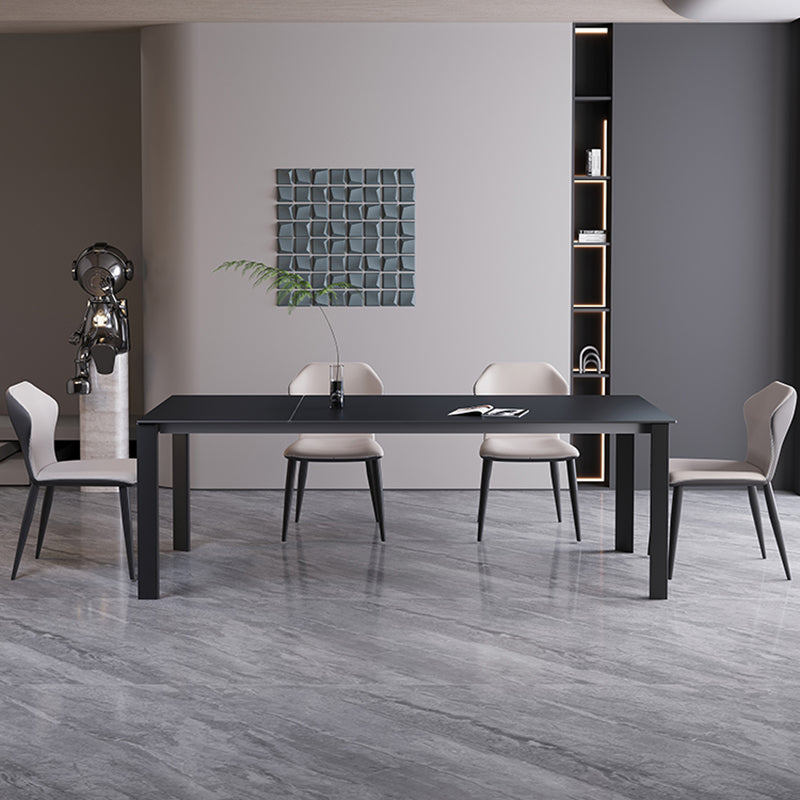 Industriële keuken eettafel rechthoekig 4 poten eettafel