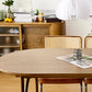 Solid Wood Dining Table Oval Modern Dinner Table for Dining Room Clearhalo 'Dining Tables & Seating' 'Dining Tables' 'dining_table' 'furn' 'furn_dining_table' 'Furniture' 'Kitchen & Dining Furniture' 7073800