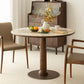 Modern Round Dining Table Wooden Base Dinner Table for Dining Room Clearhalo 'Dining Tables & Seating' 'Dining Tables' 'dining_table' 'furn' 'furn_dining_table' 'Furniture' 'Kitchen & Dining Furniture' 7073926