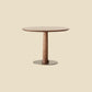 Modern Round Dining Table Wooden Base Dinner Table for Dining Room Brown Without Chairs Clearhalo 'Dining Tables & Seating' 'Dining Tables' 'dining_table' 'furn' 'furn_dining_table' 'Furniture' 'Kitchen & Dining Furniture' 7073928