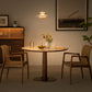 Modern Round Dining Table Wooden Base Dinner Table for Dining Room Clearhalo 'Dining Tables & Seating' 'Dining Tables' 'dining_table' 'furn' 'furn_dining_table' 'Furniture' 'Kitchen & Dining Furniture' 7073931