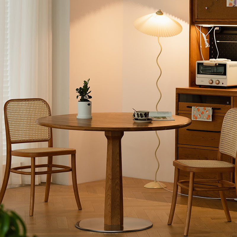 Modern Round Dining Table Wooden Dinner Table for Dining Room