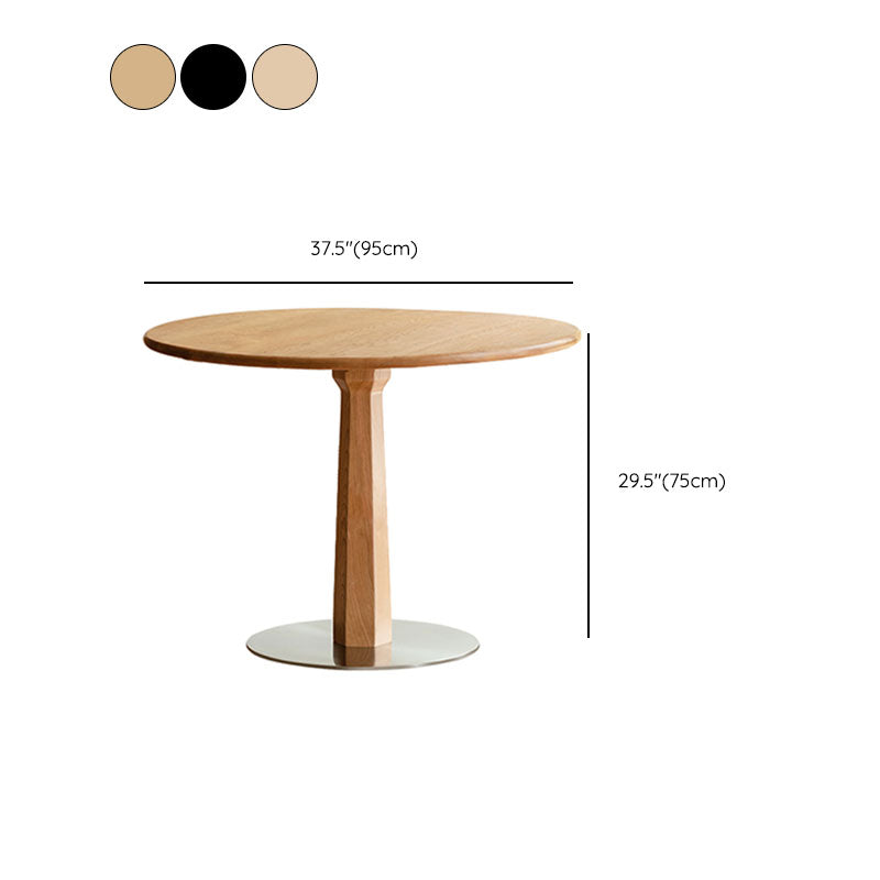 Modern Round Dining Table Wooden Dinner Table for Dining Room