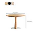 Modern Round Dining Table Wooden Dinner Table for Dining Room